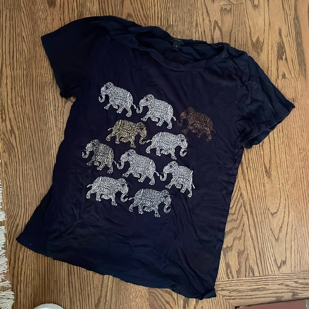 J Crew relaxed fit graphic tee